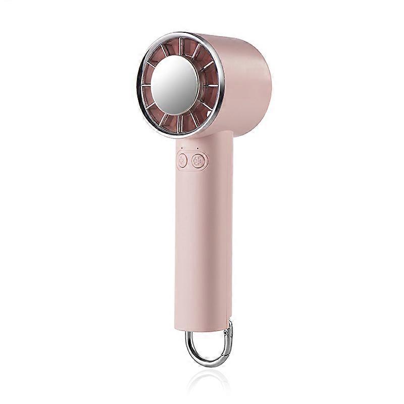 Mini USB Fan Handheld with Hook Compact Lightweight Battery Operated Fan for Outdoor Trips and Travel
