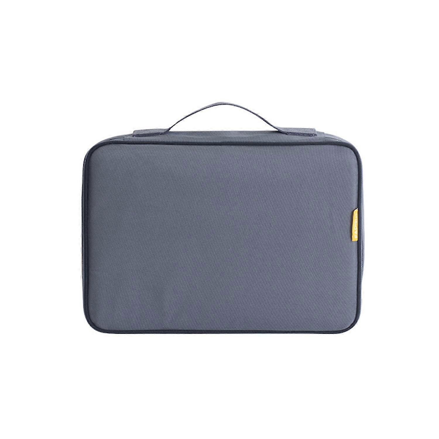 Waterproof File Organizer Bag with Net Pocket Nylon Safe Photo File Storage Bag for Home