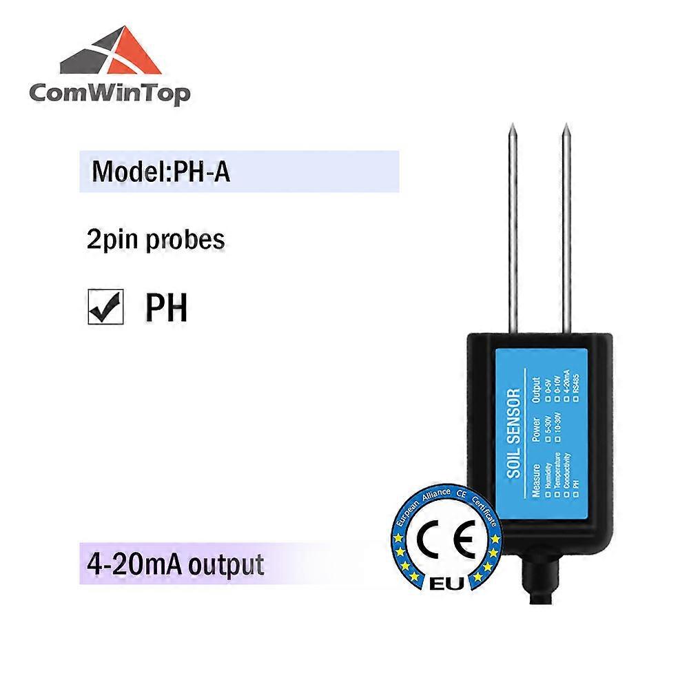 Measure Soil Moisture Temperature Humidity EC PH  NPK 4-20mA 0-5V RS485 Modbus Soil Sensor