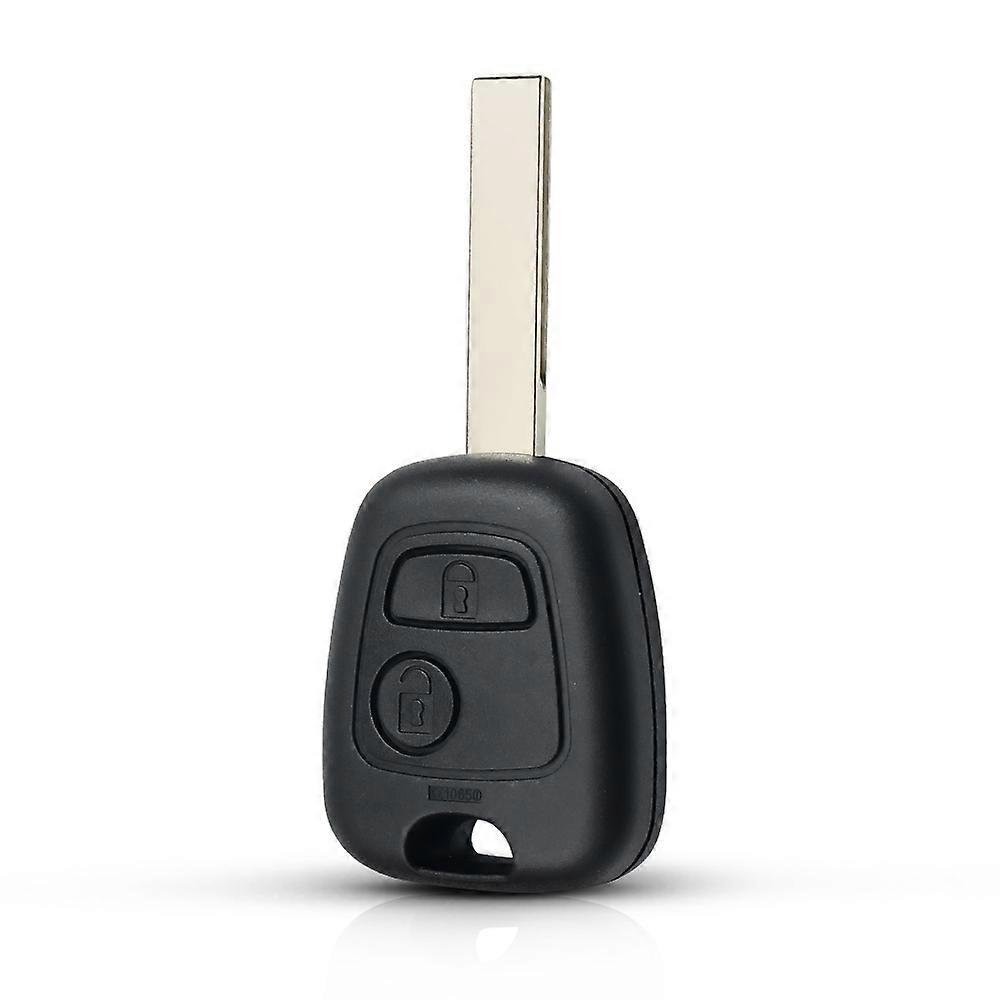 2 Buttons Modified Flip Remote Entry Key Shell Case For Peugeot 106 206 306 406 307 107 207 407 For Citroen C2 C3 C4 C5
