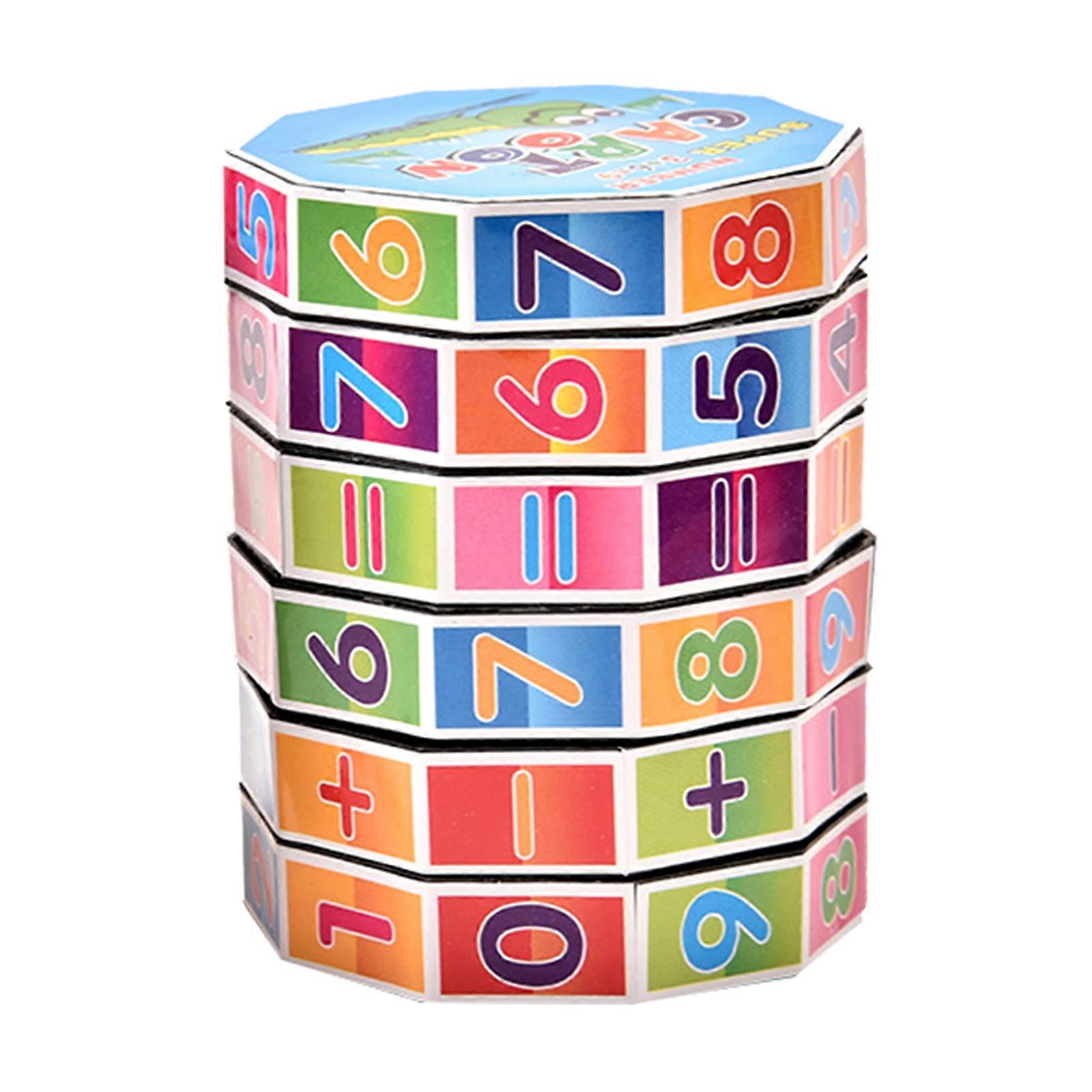 Teaching Props Math Toy Magic Cube Education Toy Free-Combined Toddler Blocks