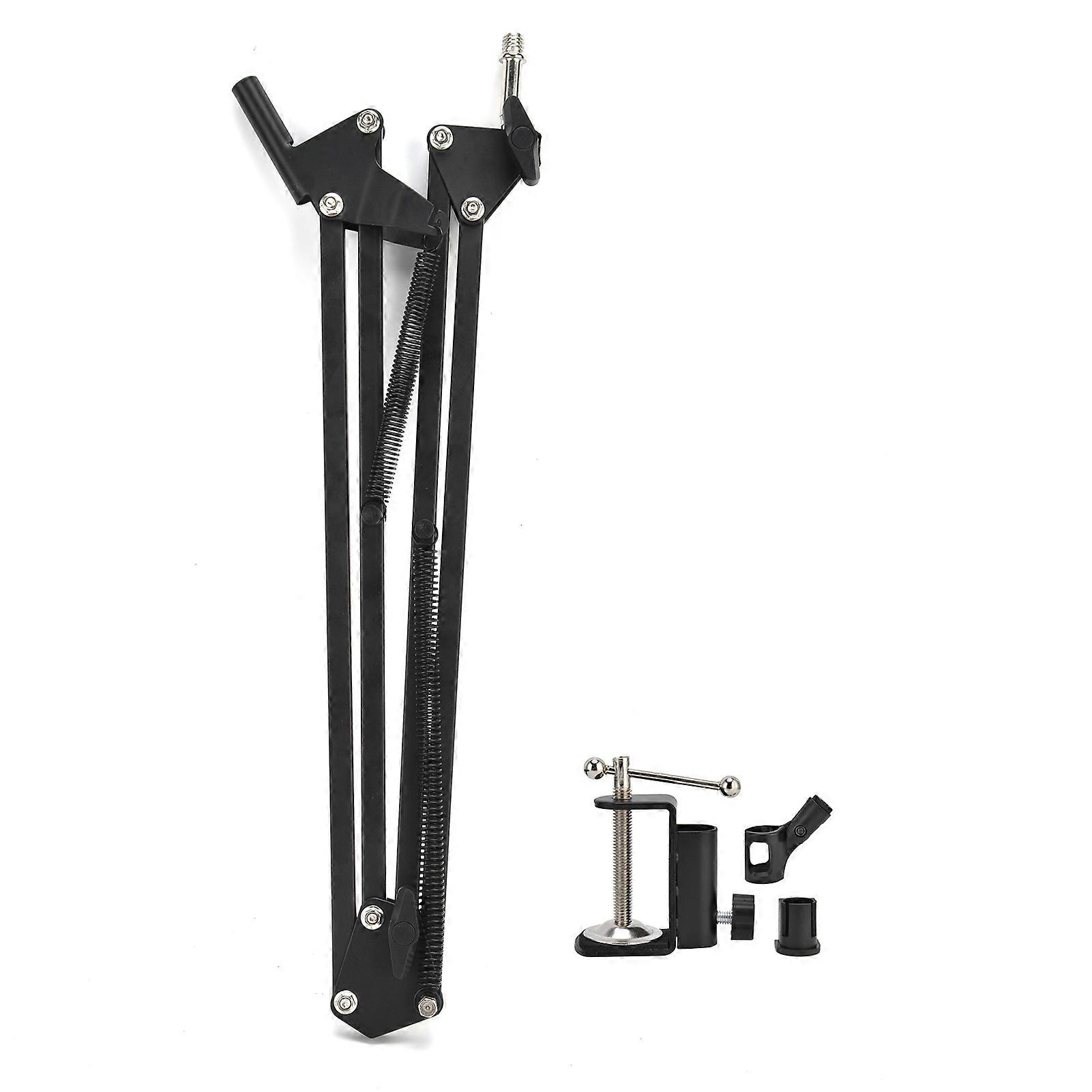 Microphone Stand Desktop Folding Telescopic Live Metal Stable Universal Microphone Bracket
