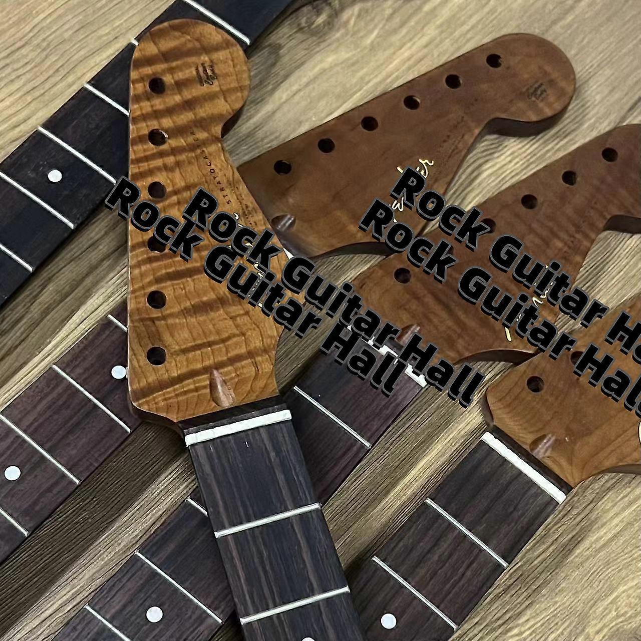 Elgitarr fender st kol grillad tiger lönn gitarr hals rosenträ greppbräda 22 gitter