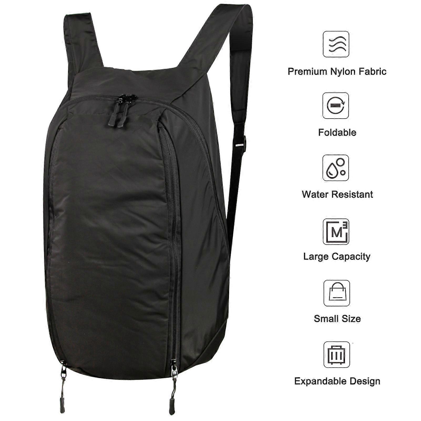 Motorcycle Backpack, Foldable Packable Backpack, Helmet Backpack,  Folding Travel Backpack With Helmet Holder for Hiking Camping