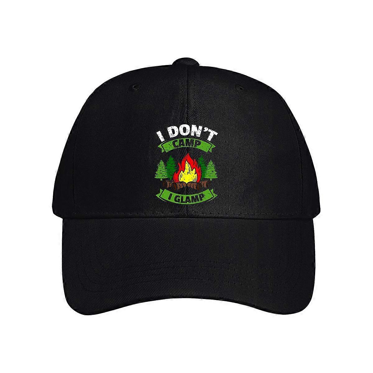 I Don't Camp I Glamp Baseball Cap