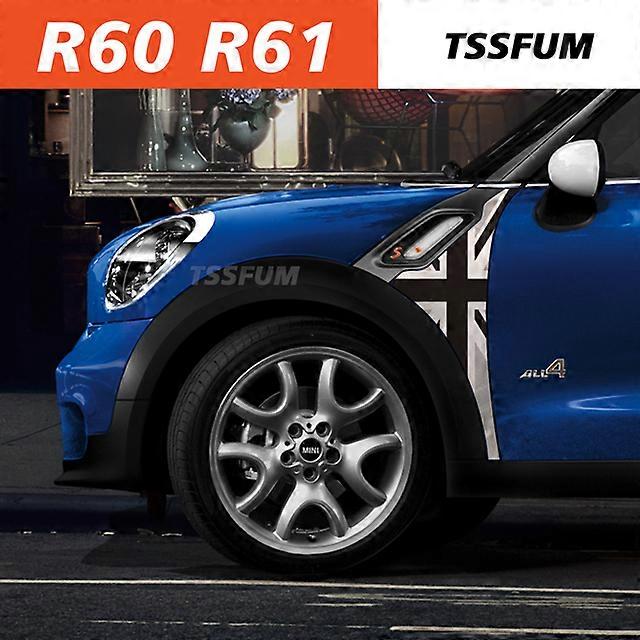 Car Interior Union Jack Car Door Side Signal Light Cover Sticker Decoration for Mini Cooper S Clubman R55 R56 R61 R60 Countryman AccessoriesVehicle De