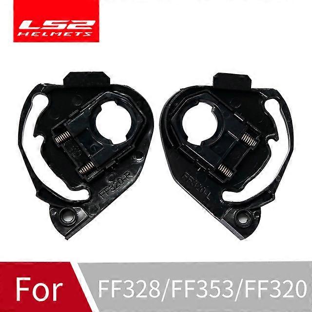 A pair of LS2 FF320 motorcycle helmet lens base suitable for LS2 FF353 FF328 helmet visor base