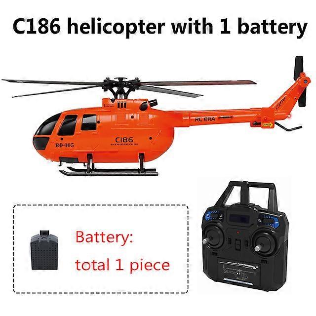GoolRC C186 Single Propeller RC Helicopter - 6-Axis Gyro With Altitude Hold For Beginners & Adults