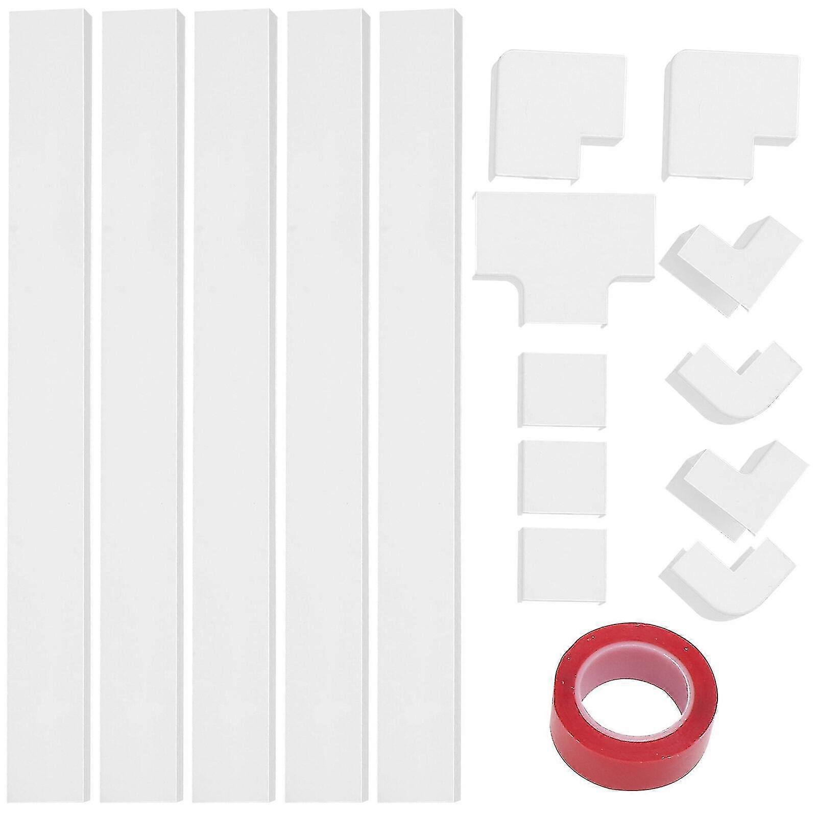 1 Set Cable Hider Wall Strip Cable Concealer Cable Runner Cord Wall Protector