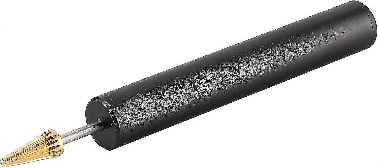 Lederen gereedschap, lederen kleurstof verf edger rand verf roller, burnishing tool lederen gereedschap leder verf kit voor ambacht (zwart)