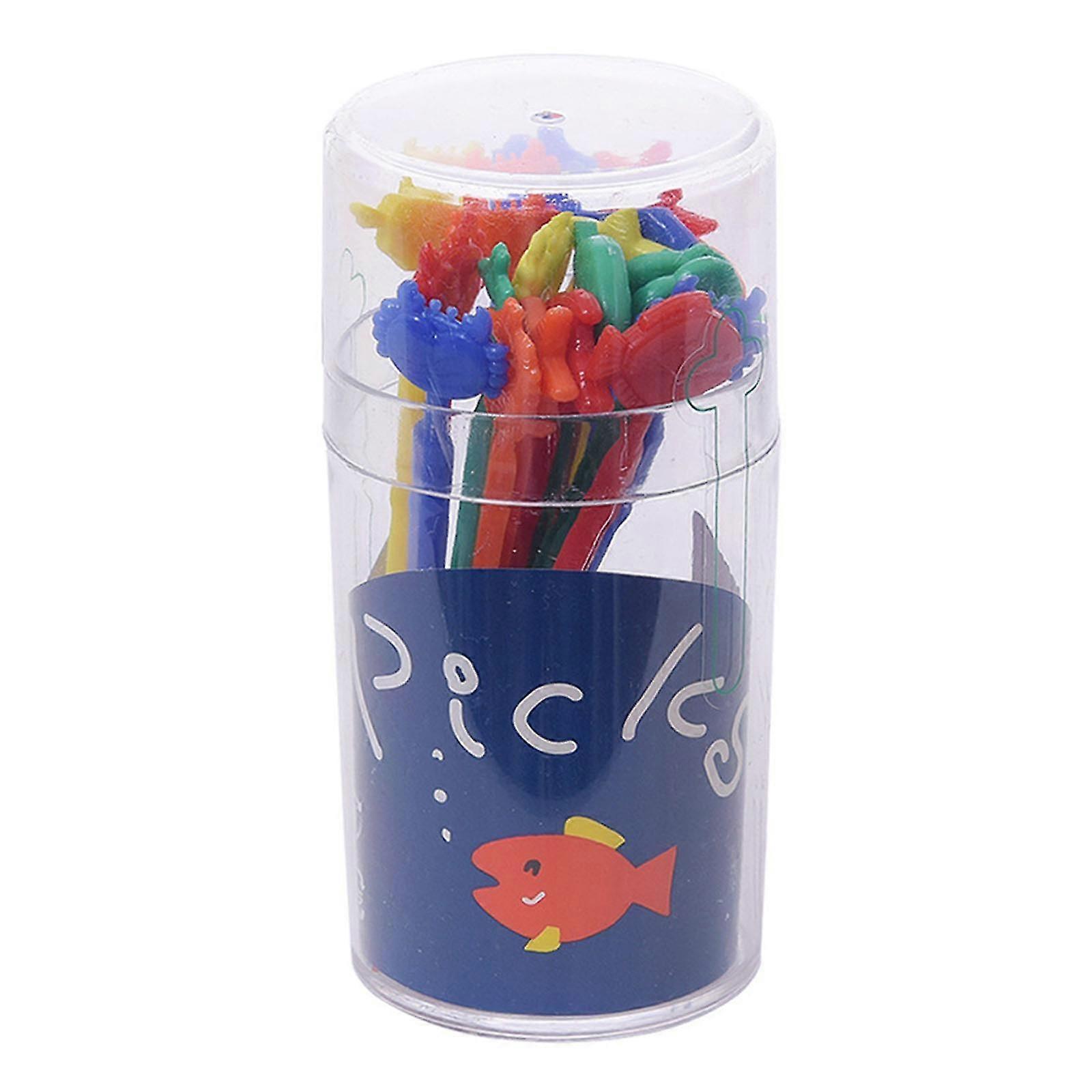 Snack Fork Cake Dessert Food Fruit Toothpicks Plastic Material For Party Decors