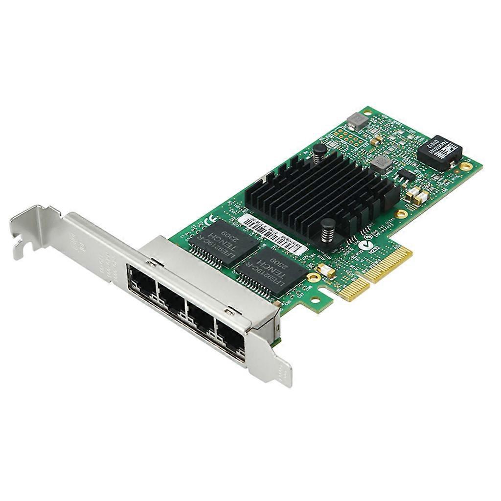 Intel I350-T4 4ポートギガビットポートPCIE X4 1000MサーバーネットワークカードRJ45x4用