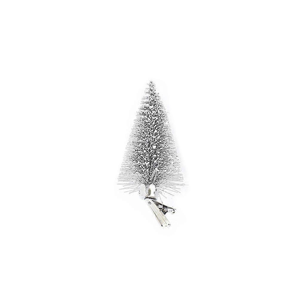 Miniature Pine Tree with Clip Christmas Tree Tabletop Tree for Miniature Scene Christmas Crafting Party Decoration