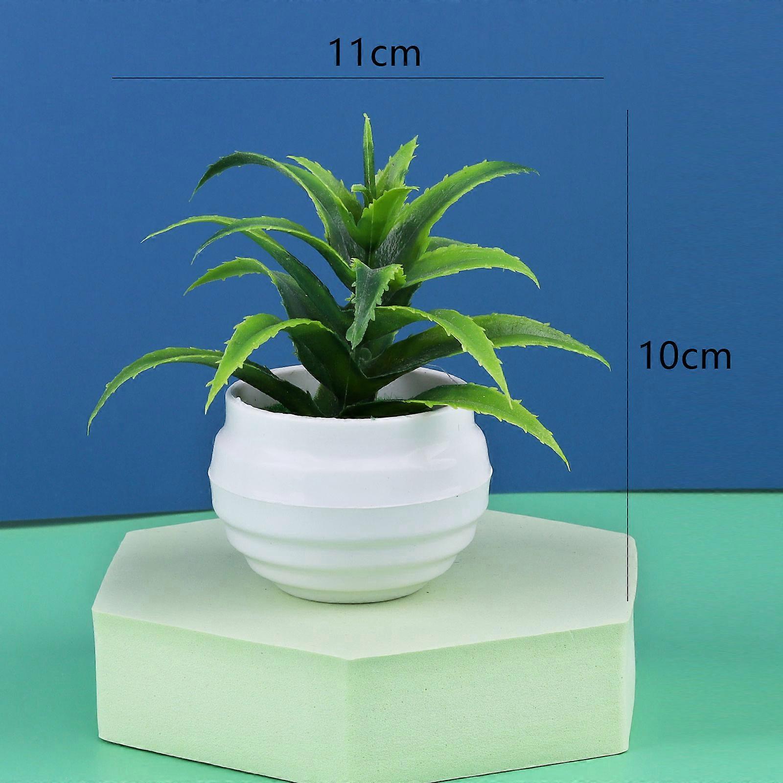 Mini Artificial Aloe Vera Bonsai Small Simulation Tree Potted Artificial Flower Desk Potted Ornaments Home Decoration Crafts