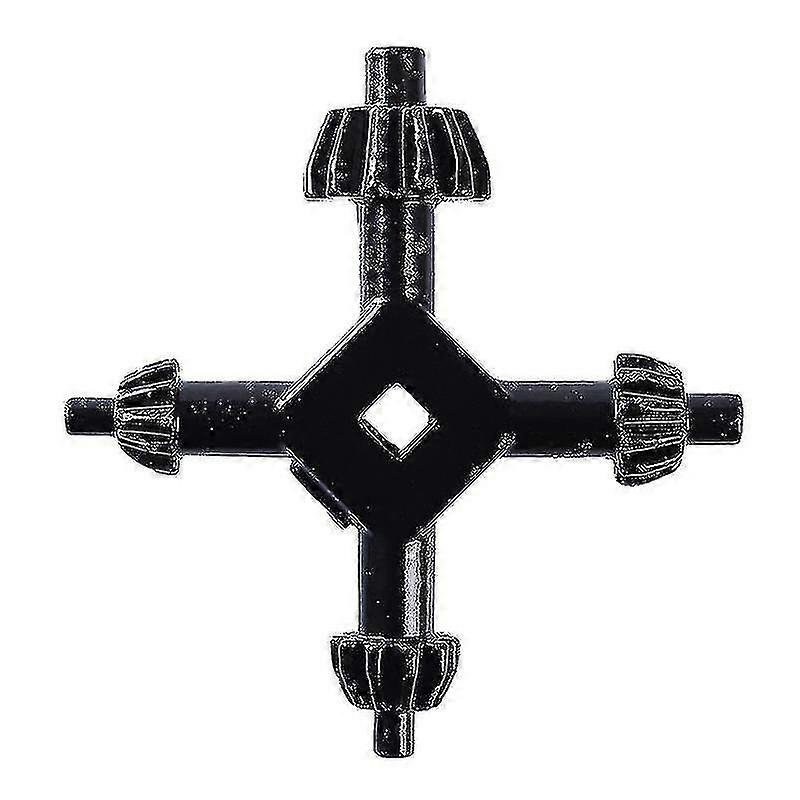 Black Four Head Key Multi-function Electric Drill Keys