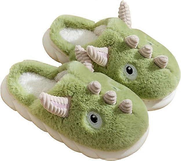 Dame tøfler Søte tøfler Dinosaur Dyr tøfler Varme Vinter plysj tøfler