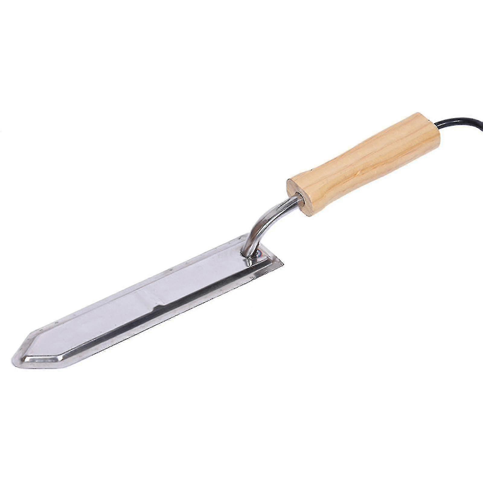 Electric Honey Cutter Stainless Steel Scraper Wooden Handle Knife Knives For Beekeeper Honey Collection Cutter Tool Gagdet Supplies( Size : U.s. Regul
