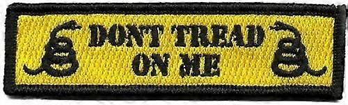 Don't Tread On Me Tactical Morale Patch - Yellow