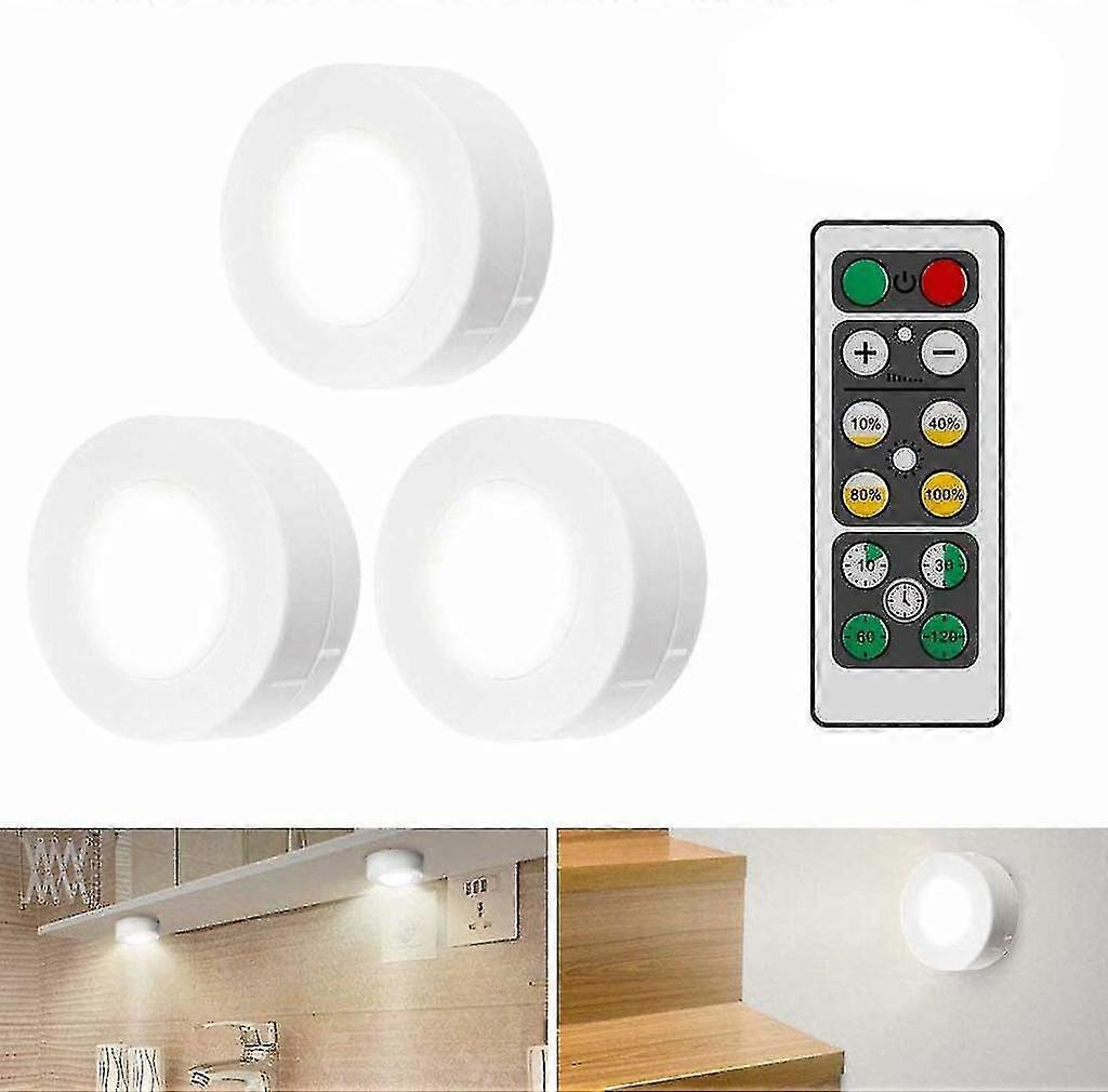 Cabinet Lights Led With Remote Control, 3 Piece Cabinet Lighting white light