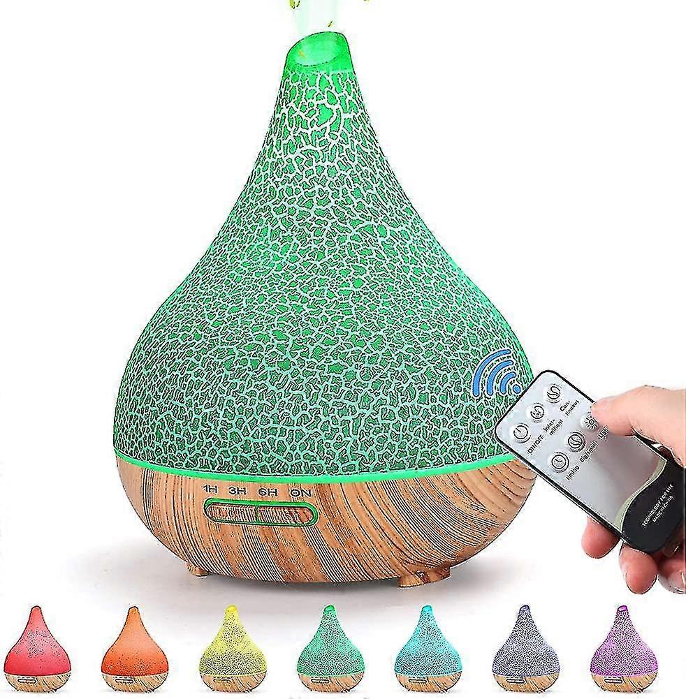 xj Aromatherapy Essential Oil Diffuser, 400ml Humidifier Aroma Diffuser With 7 Color Changing