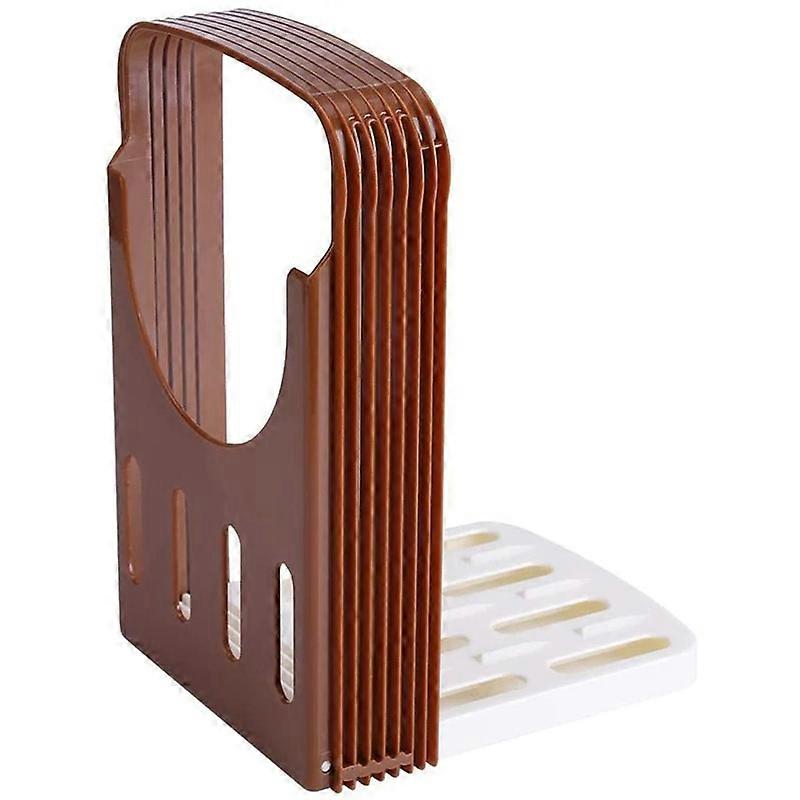 Bread Slicer Effective Easy to Use Plastic Food Grade Materials Anti-slid Base Bread Cutter for Home