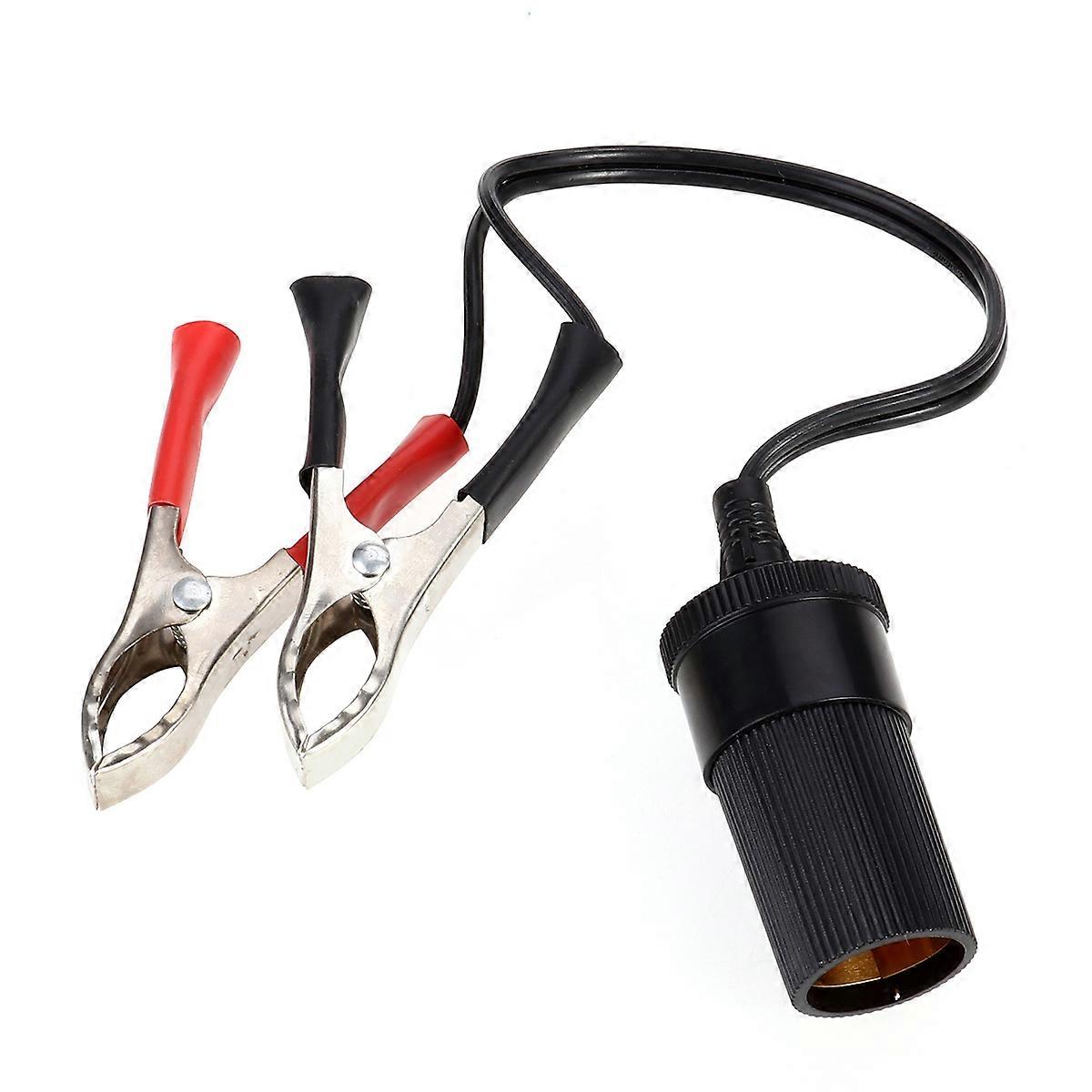 Car Auto Battery Terminal Clip 12V DC Cigarette Lighter Socket Adapter