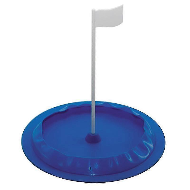 All-direction Golf Putting Cup Soft Rubber Practice Putter Hole (1 Piece, Blue)