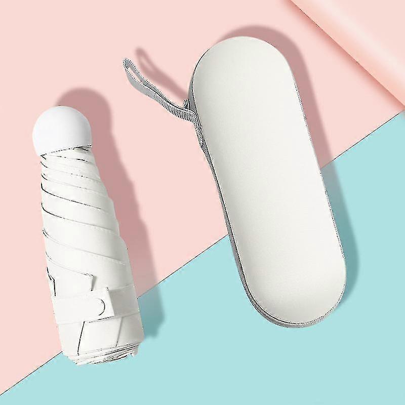 Mini Umbrella, Ins Nordic Style Small Fresh Capsule Umbrella, Folding Rain And Sun Sunshade Umbrella
