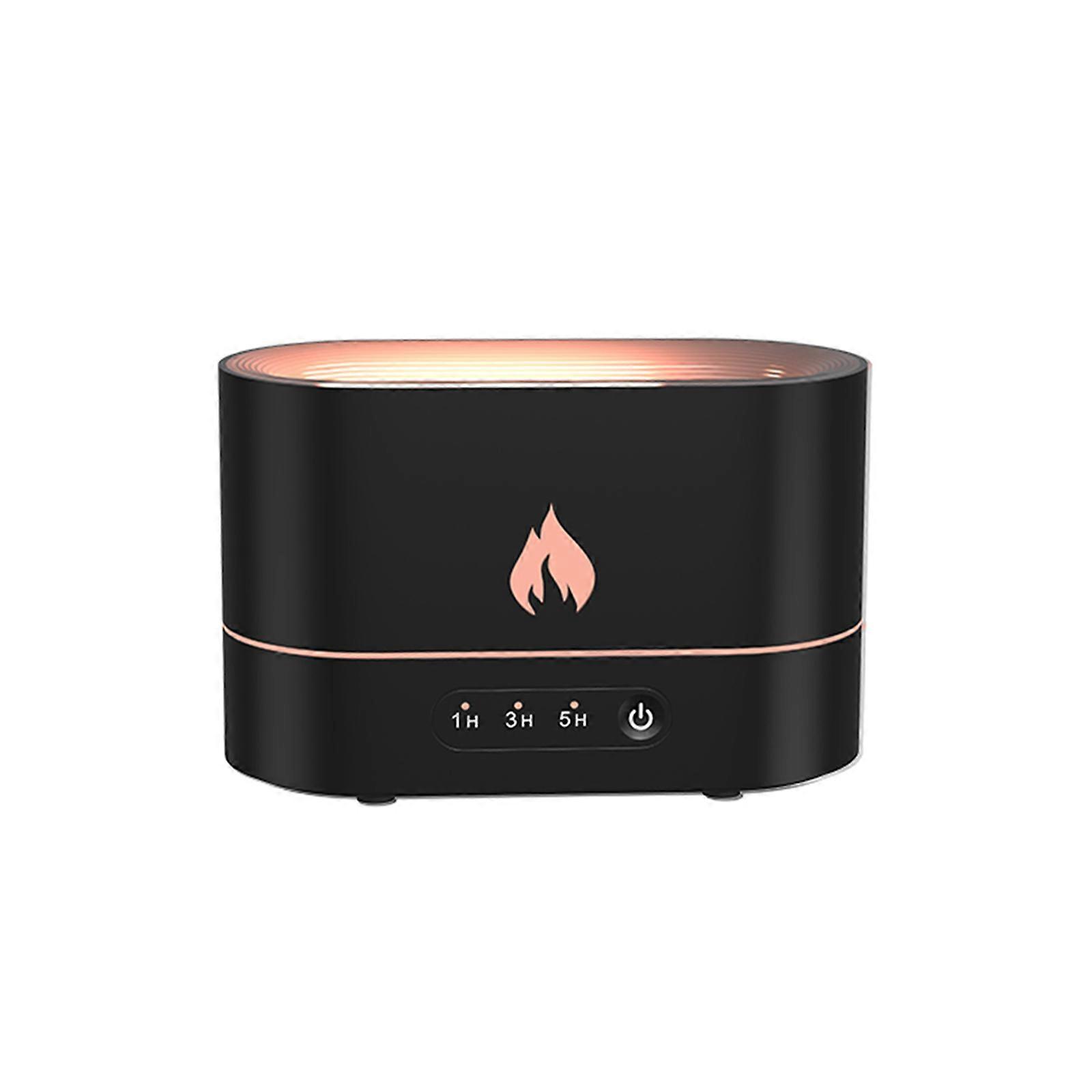Flame Diffuser Humidifier-Auto Off 250ml Essential Oil Diffuser- with Fire Flame Effect for Home