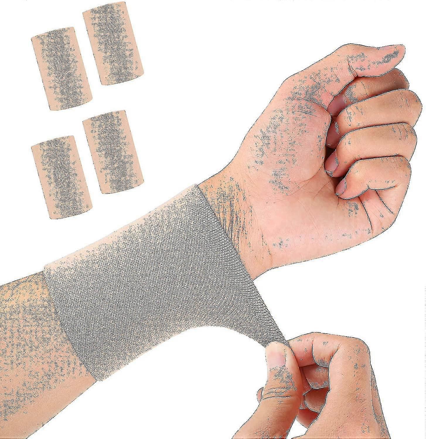 2 Pairs Compression Wrist Sleeve Compression Wrist Brace Wrist Supports Wrist Wraps Elastic Wristbands For Men