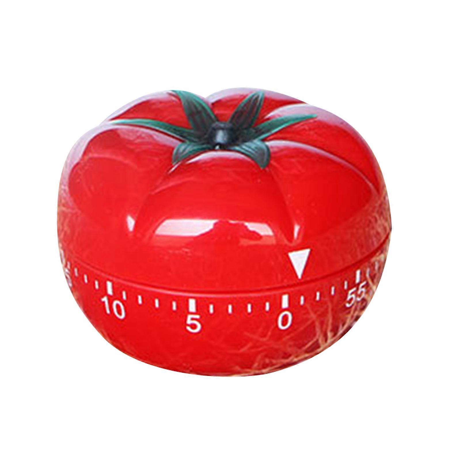 Tomato Shape Kitchen Cooking Timer Reminder Alarm Clock 1 Minute to 60 Minutes Adjustable Countdown Clock Mechanical Timer Jikaixiang