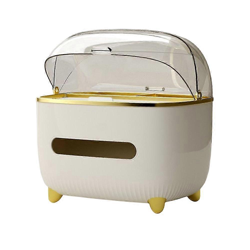 Multifunctional Tissue Box Waterproof Dust Tissue Dispenser Desktop Remote Control Holder Box