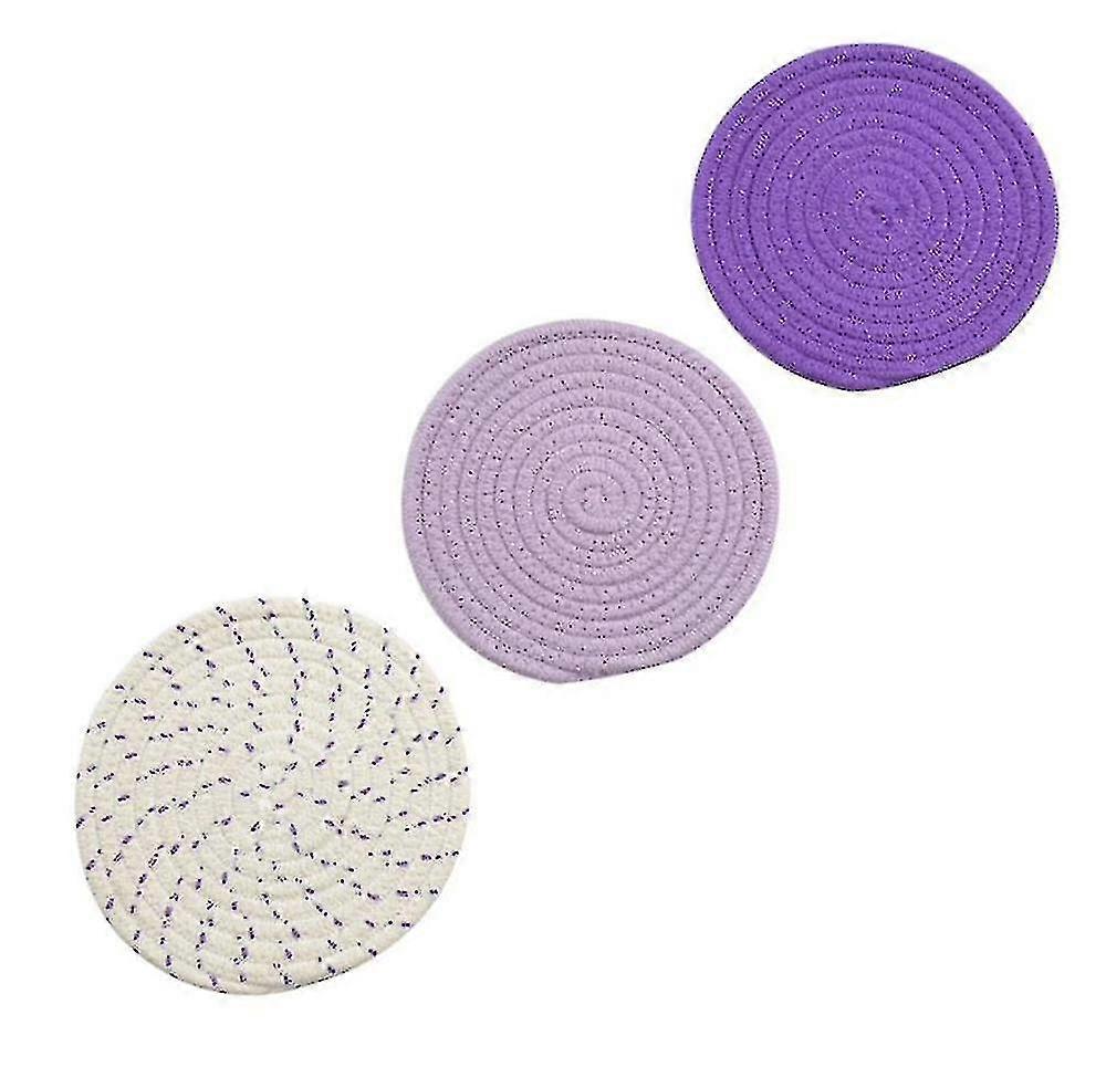 3 Sets Multi-use Potholders Set Trivets Set Holders Set Non Slip Coasters High Quality