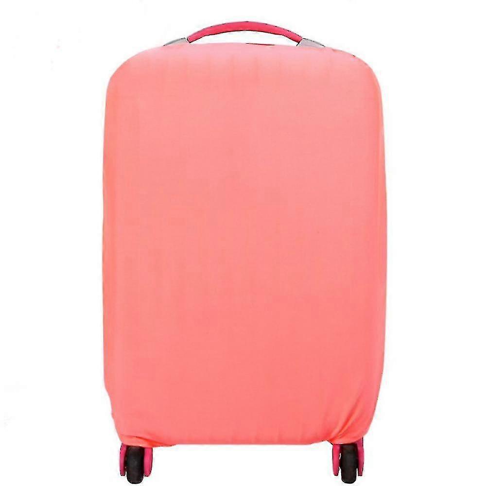 Bagageskydd Skydd Resebagage Resväska Skyddsöverdrag Stretch Dust C-L-Rosa