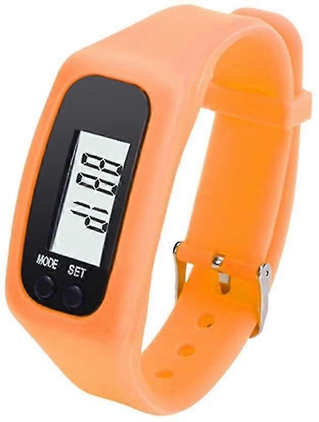 Led インテリジェント ファッション ブレスレット ウォッチ 多機能スポーツ歩数計 子供のシリコーン