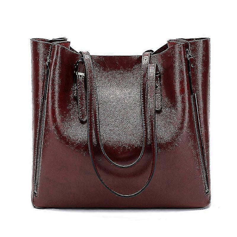 Kvinnor Handväskor Vintage Pu Läder Mode