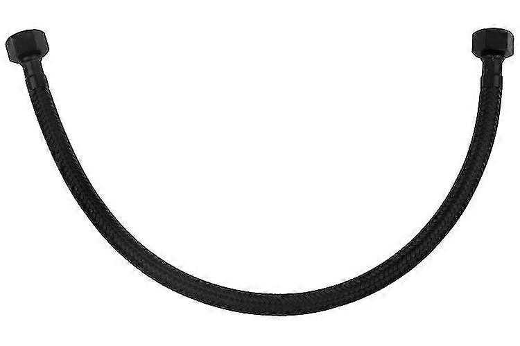 Women's Black 40-60Cm 3/8" X 3/8" Inch Bsp Nylon Braided Flexible Faucet Flush Hose 40Cm