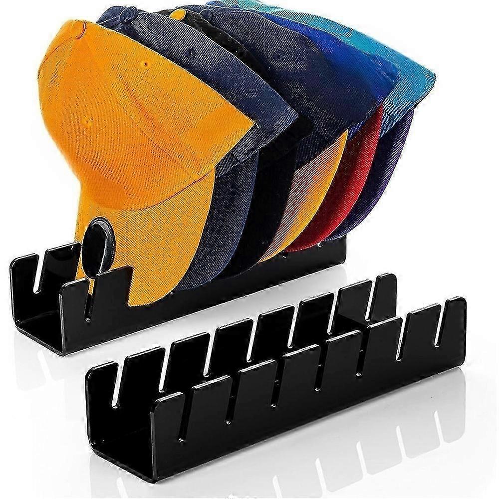 Hat Stand for Baseball Caps Display and Organizer - 2 Pack, Acrylic Hat Holder
