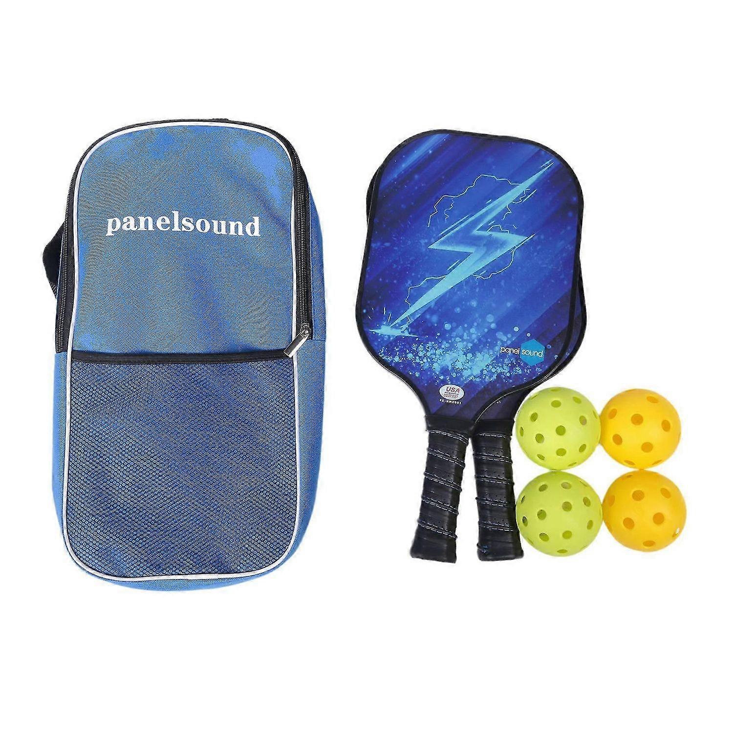Pack of 2 Pickleball Paddle Pickleball Paddles,Thin&Quick Pickleball Rackets Set with Carrying Bag,4