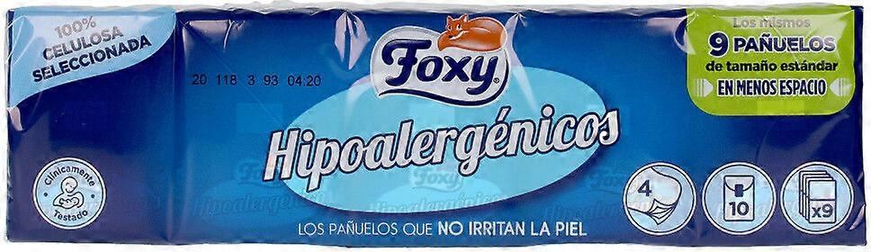 Foxy Hipoalergénicos Näsdukar 10 x 9 u