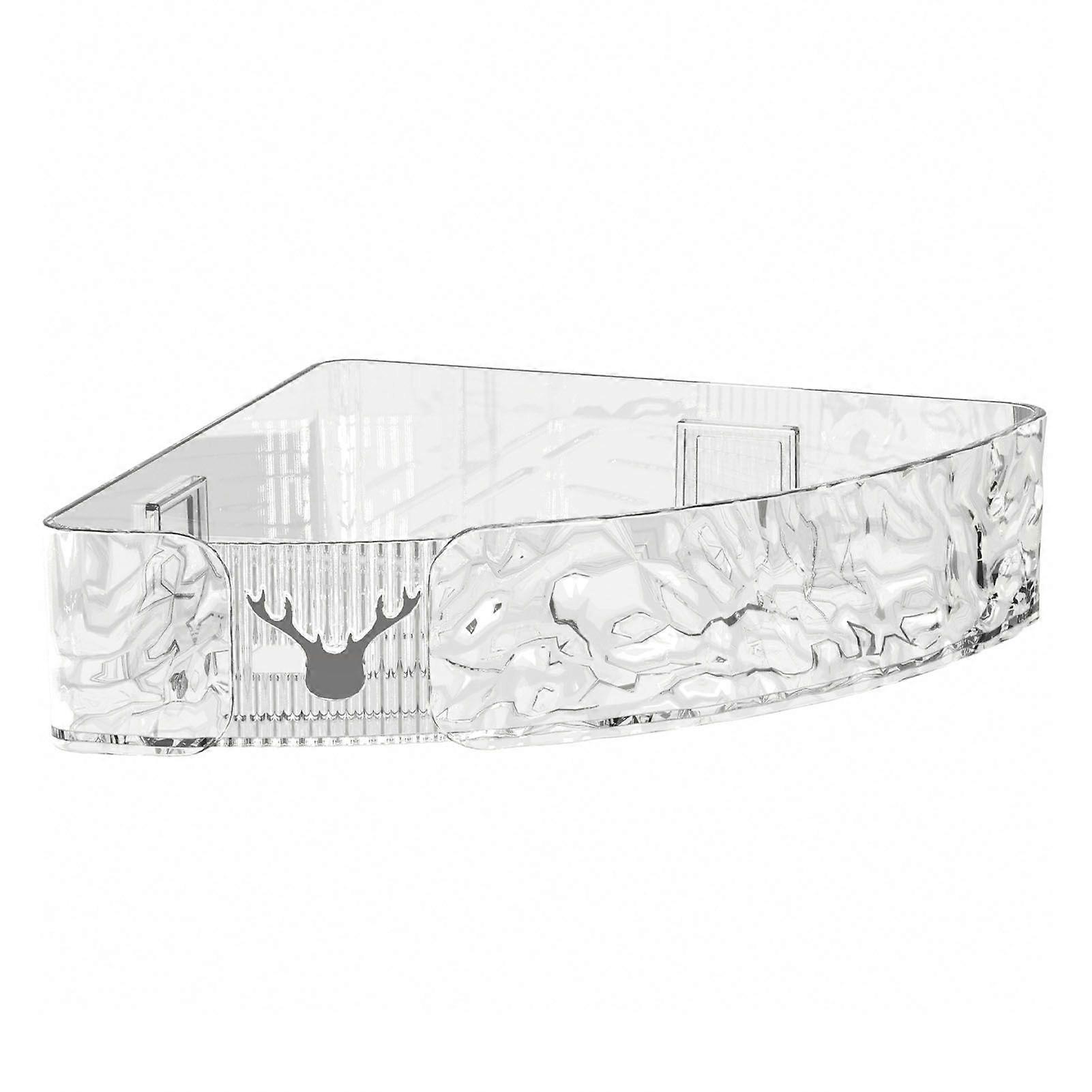 Wall Mount Corner Shelf Multipurpose Modern Exquisite Space Saving Corner Floating Shelf for Bathroom Kitchen