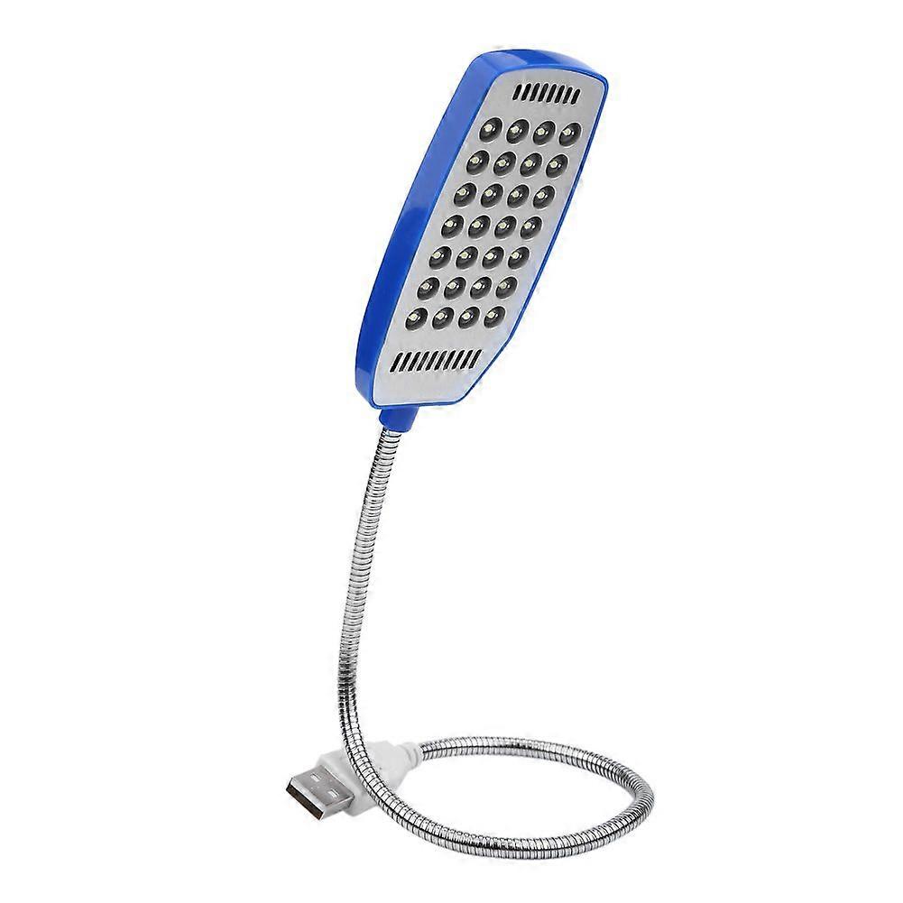 5V Flexible Gooseneck Mini USB 28 LED Portable Reading Light Computer Lamp Without Switch Black