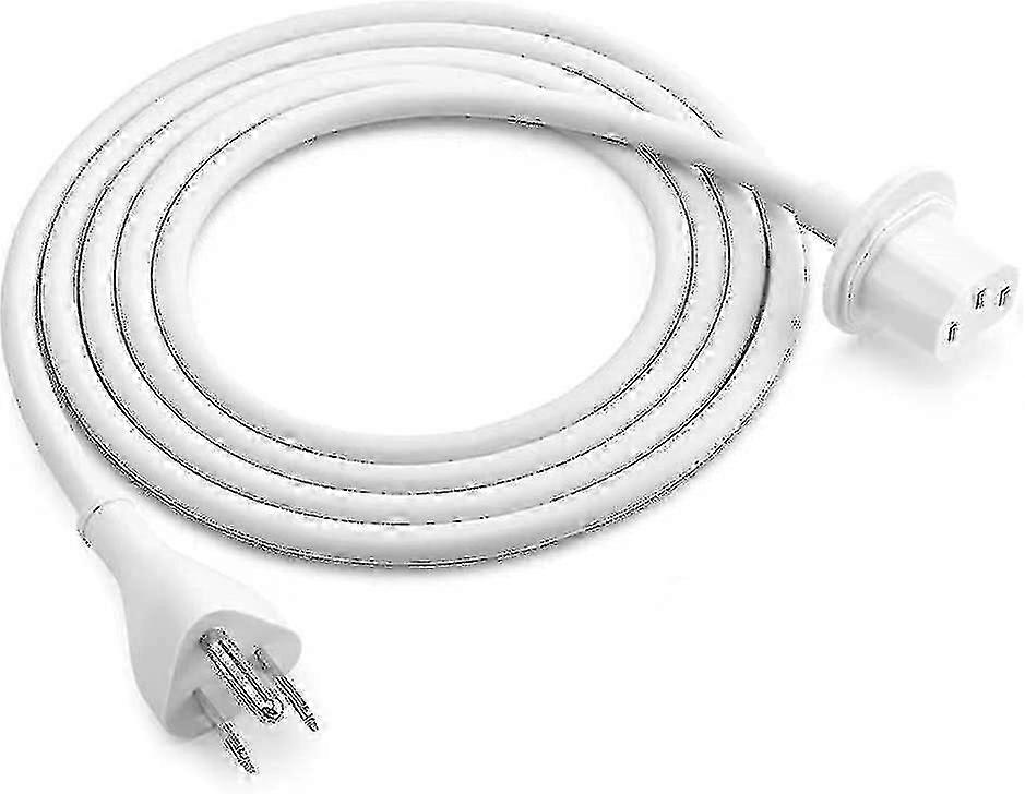 Cabo de extensão do adaptador de potência de substituição compatível com imac 20 polegadas 21,5' 24 polegadas cabo de alimentação de 27 polegadas, branco
