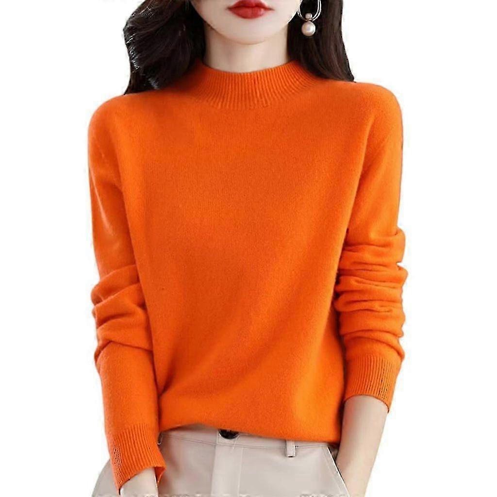 Kaschmirpullover Damen Strickpullover Rollkragenpullover Langarmpullover Warme Pullover Oberteile