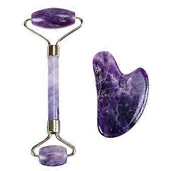 Roller Gua Sha, Amethyst Jade Face Roller Skin Care Tools