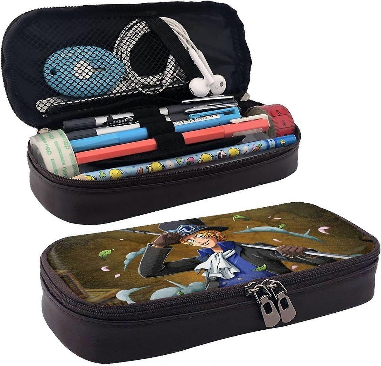 A104 Sabo القلم حالة حامل القلم Fudebako القلم الجيب العمودي الحقيبة قلم رصاص الحقيبة الطالب القرطاسية تخزين قلم رصاص حالة HCM104