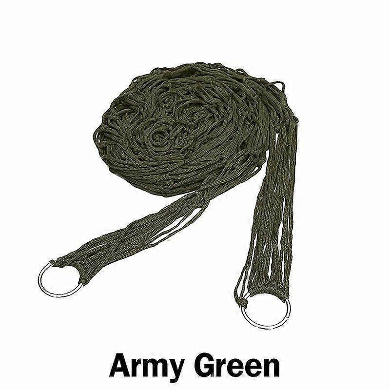 Beach Hammock Portable Hammock Mesh Net Rope Outdoor Camping Garden Swing Hanging Bed