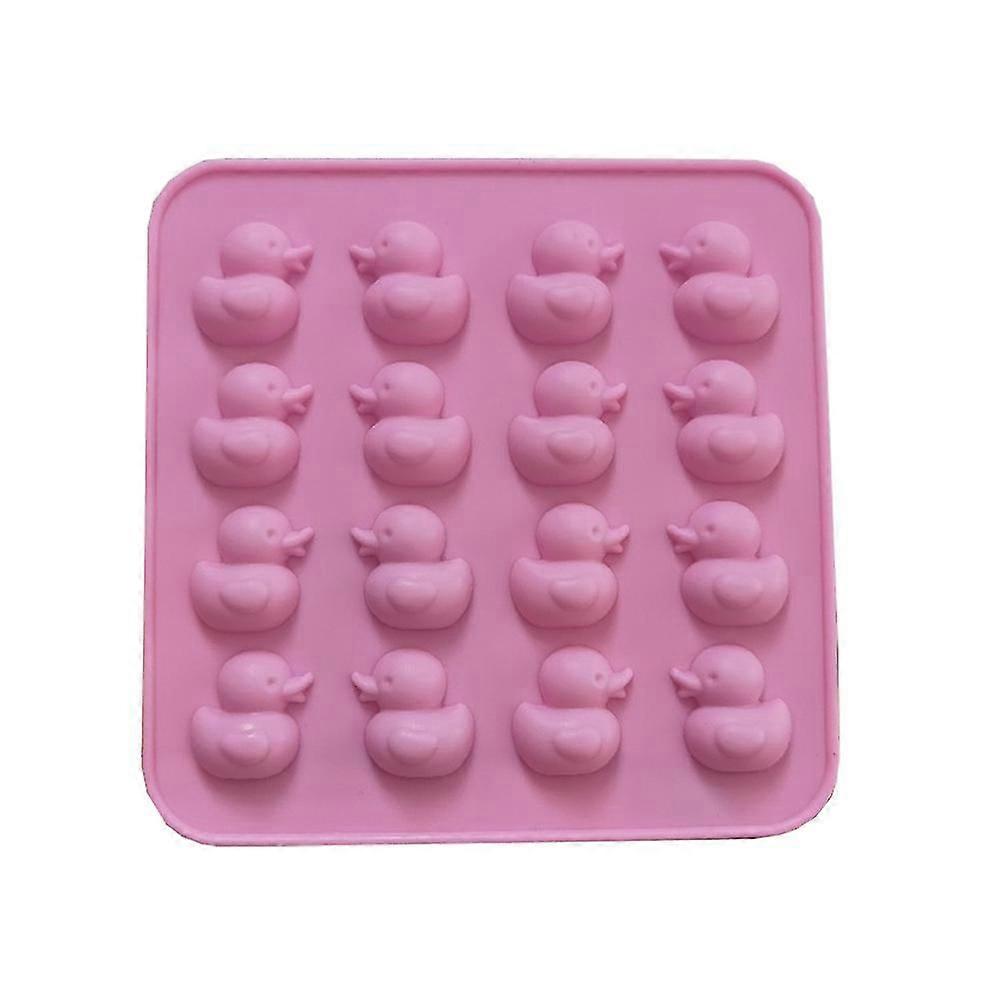 Silicone Mini Duckling Chocolate Mold Jelly Block Bar Mold Epoxy Ice Tray Fondant Cake Decorating Candy Tool Kitchen Baking Supp