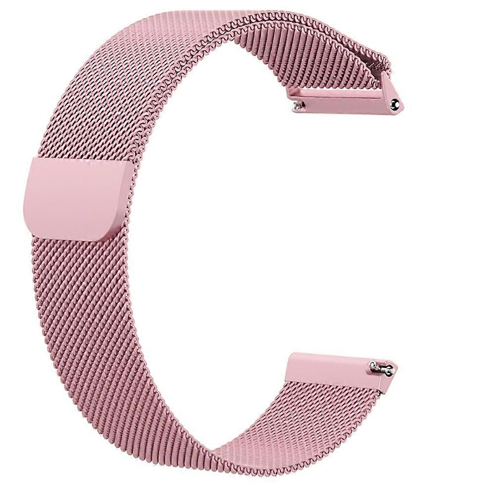 For Fitbit Versa Milanese Watch Band, Size:S(Black) S
