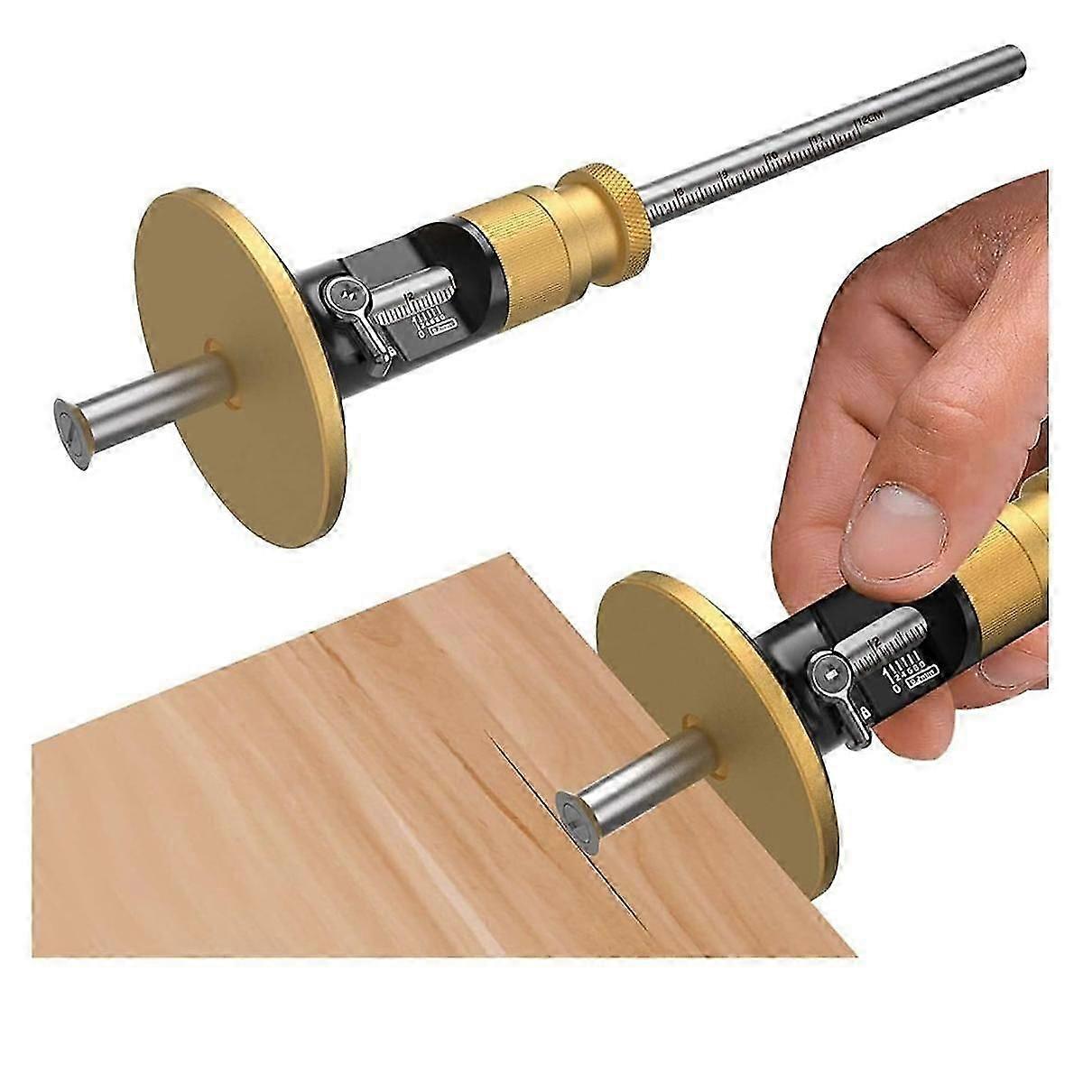 unique Wheel Marking Gauge,Woodworking Dovetail Scribing Gauge, Scriber Marking Tools, Essential Tools for Woodworking Projects